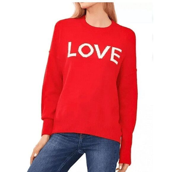 Vince Camuto Women's Valentines Day Sweater - Picture 1 of 5